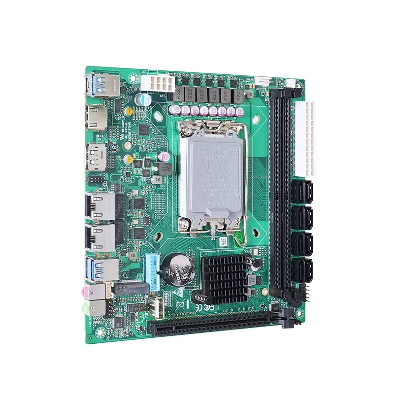 Lga 1700 Ddr5 Itx Motherboard - 最新の第12世代LGA1700対応コンピューターマザーボード、H670チップセット、デュアルDDR5スロット、2.5Gネットワーク、RAID、8*SATAポート搭載、NAS ITXマザーボード