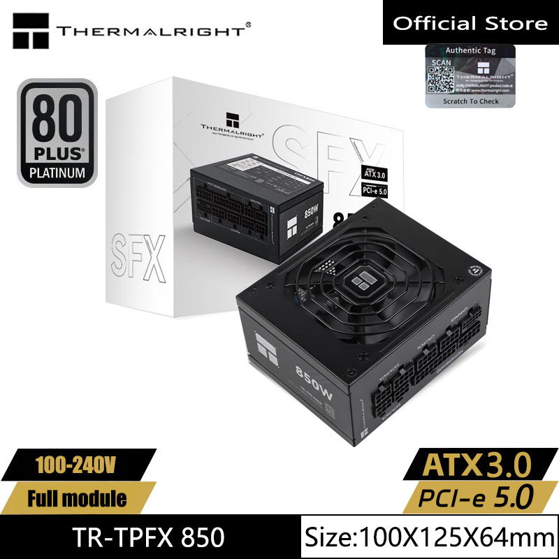 Sfx Power Supply 850W Gold - Thermalright TR-TPFX850 コンピュータケース電源、SFX プラチナメダルフルモジュール、サポート ATX3.0 /pcie5.0