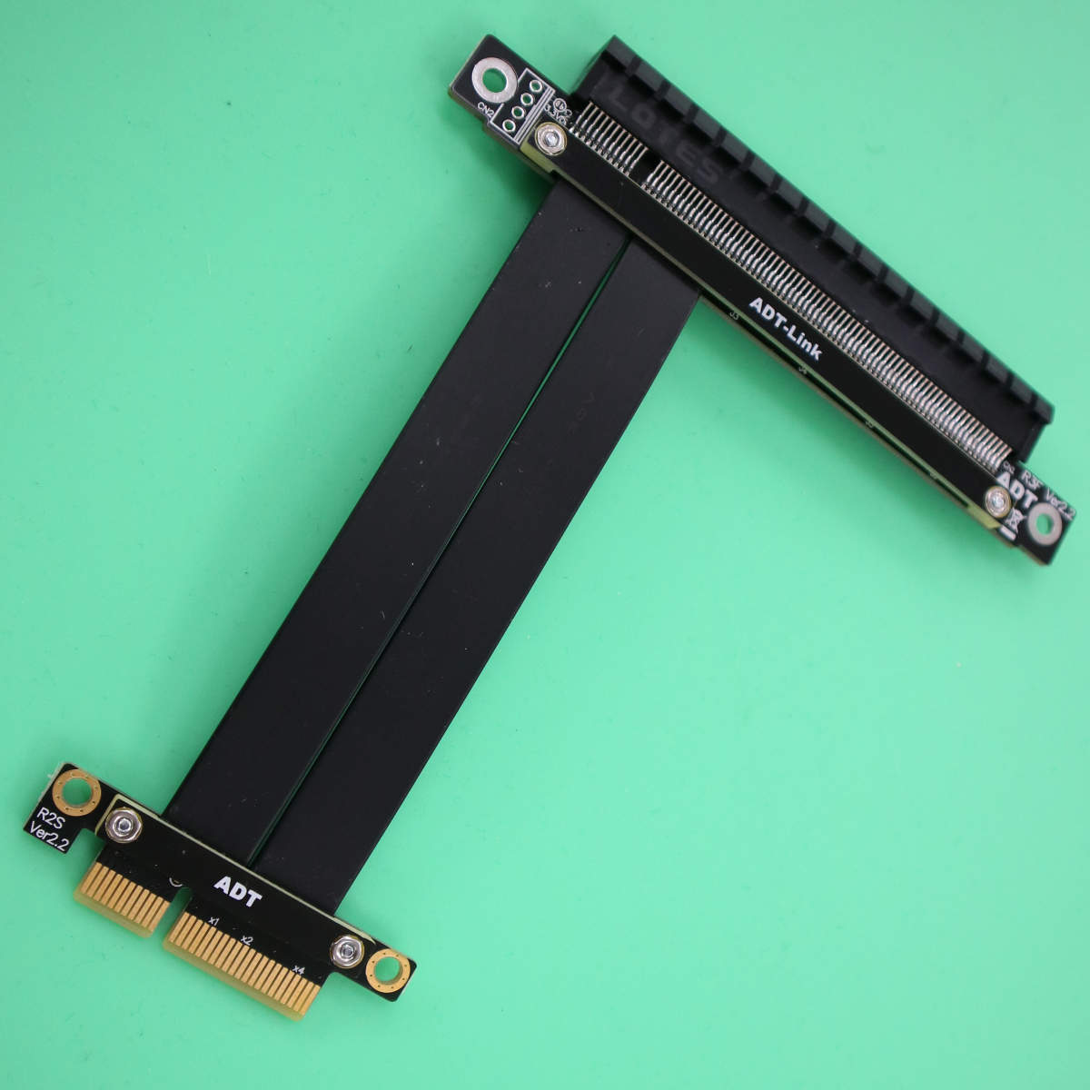 直角デュアル90 ° 延長ケーブル,4.0x4〜x16,r2 - Pcie 4.0 X16 Riser Cable 90 Degree のレビューと価格