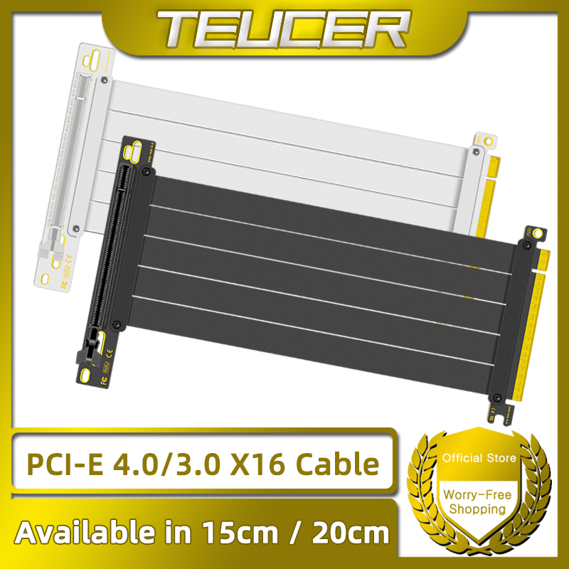 TEUCER PCI-E 4.0 X16 ライザー ケーブル - Pcie 4.0 X16 Riser Cable 90 Degree のレビューと価格