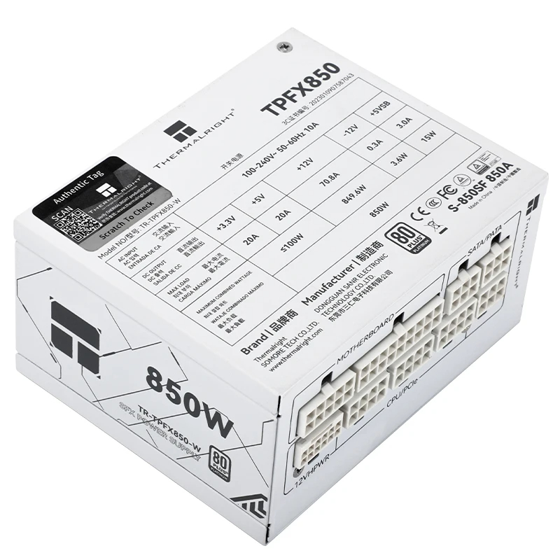 サーマルライト-フルエンボスパターンプレートケース,SFXフ - Sfx Power Supply 850W Gold のレビューと価格
