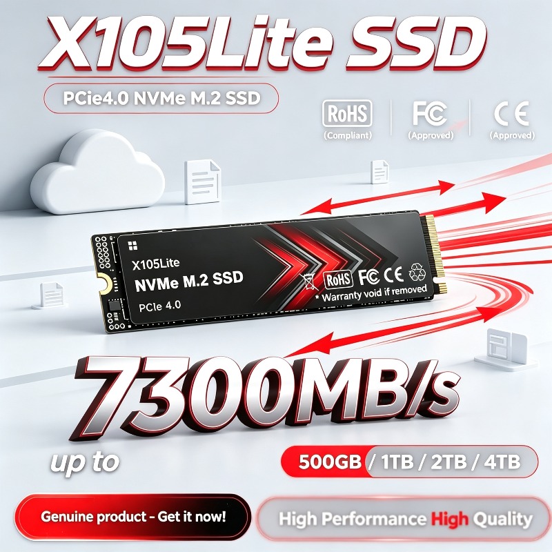 X105Lite M.2 NVMe SSD PCIe 4.0 - M.2 Nvme 4Tb Pcie 4.0 Ssd のレビューと価格