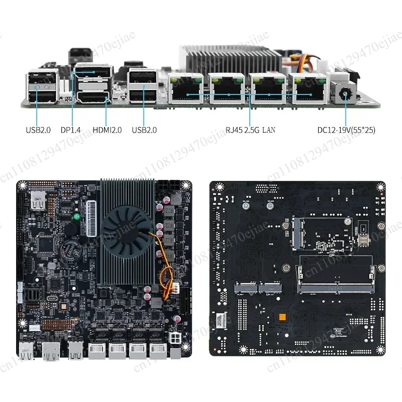 N100 6ベイNASマザーボード、Mini ITX、4x  - Nas Motherboard N100 6 Sata のレビューと価格